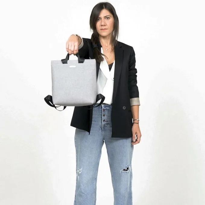 mochila Babau Boogie S, vista lateral para uso diario