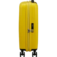 Maleta de cabina American Tourister, vista principal, carcasa rígida, ruedas 360° y diseño resistente