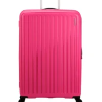Maleta grande American Tourister, vista principal, carcasa rígida, ruedas 360° y diseño resistente