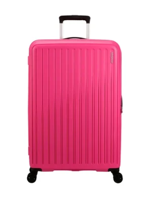 Maleta grande American Tourister, vista principal, carcasa rígida, ruedas 360° y diseño resistente