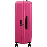 Maleta grande American Tourister, vista principal, carcasa rígida, ruedas 360° y diseño resistente
