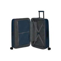 Maleta grande Dashpop American Tourister, detalle del cierre, cierre TSA integrado y estructura segura