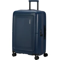 Maleta grande Dashpop American Tourister, detalle del cierre, cierre TSA integrado y estructura segura
