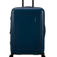 Maleta grande Dashpop American Tourister, detalle del cierre, cierre TSA integrado y estructura segura