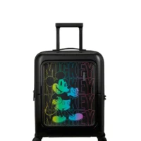 Maleta de cabina Dashpop American Tourister, detalle del cierre, cierre TSA integrado y estructura segura