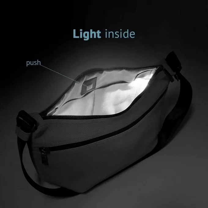 bolso bandolera Babau Jazz, vista frontal para uso diario