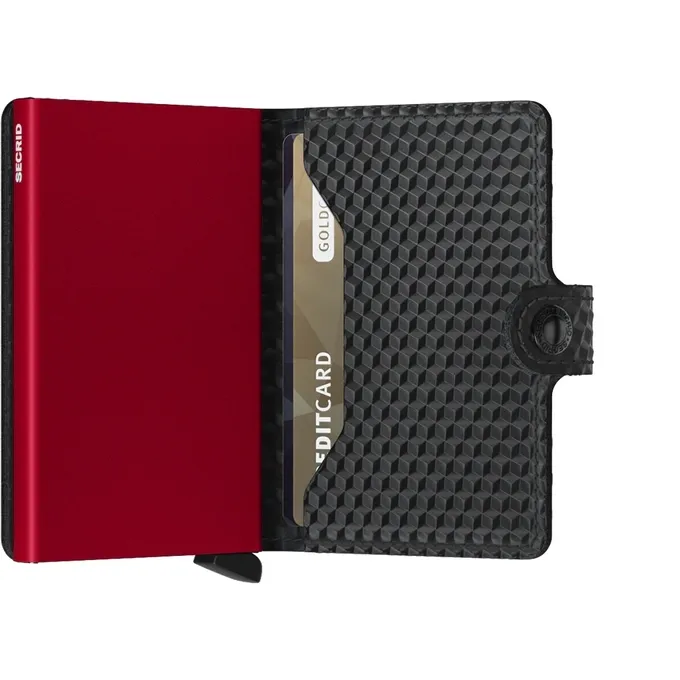Tarjetero metálico Secrid tarjetero__wallet_barcelona_b_red_2 con diseño compacto