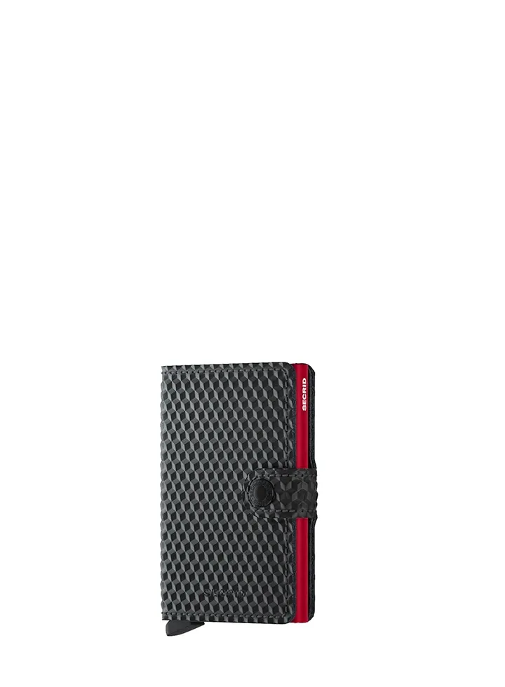Tarjetero metálico Secrid tarjetero__wallet_barcelona_b_red con diseño compacto