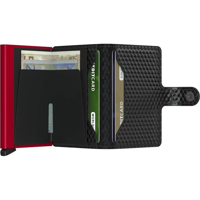 Tarjetero metálico Secrid tarjetero__wallet_barcelona_b_red_3 con diseño compacto