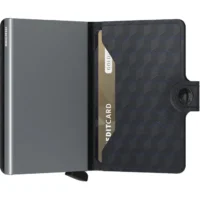 Tarjetero metálico Secrid tarjetero__wallet_barcelona_optical_titanium_2 con diseño compacto