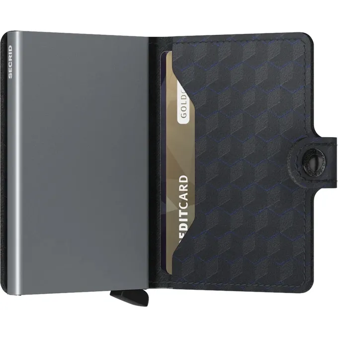 Tarjetero metálico Secrid tarjetero__wallet_barcelona_optical_titanium_2 con diseño compacto