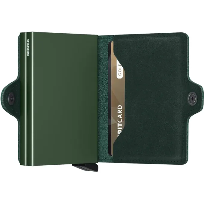 Tarjetero metálico Secrid tarjetero__t_wallet_barcelona_green_2 con diseño compacto
