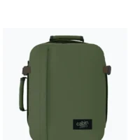 Mochila CabinZero Classic Tech 28L Georgian Khaki, vista de producto para viaje y cabina