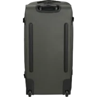 Bolsa de viaje American Tourister, detalle de ruedas, asas resistentes, formato flexible y espacio amplio