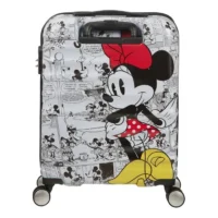Maleta de cabina American Tourister, vista principal, carcasa rígida, ruedas 360° y diseño resistente