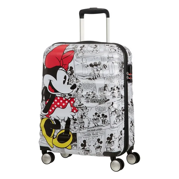 Maleta de cabina American Tourister, vista principal, carcasa rígida, ruedas 360° y diseño resistente
