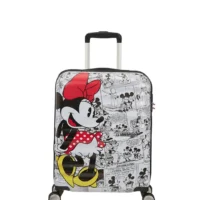 Maleta de cabina American Tourister, vista principal, carcasa rígida, ruedas 360° y diseño resistente