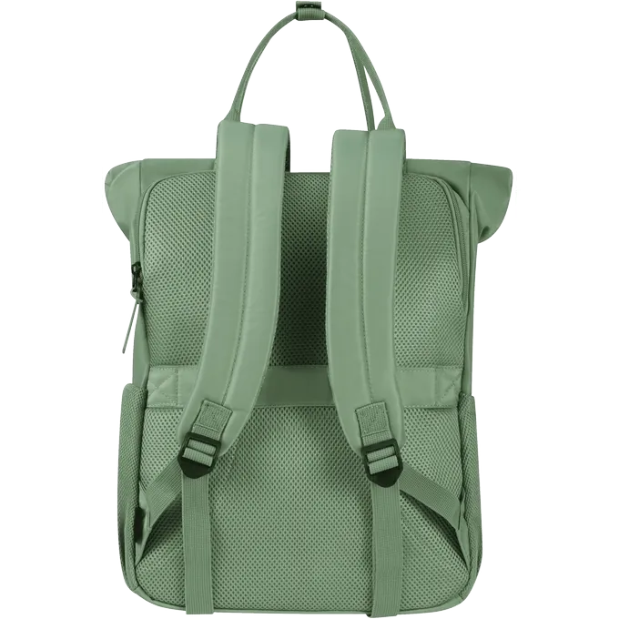 Mochila urbana Urban Groove American Tourister en color verde, vista principal