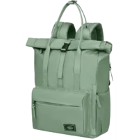 Mochila urbana Urban Groove American Tourister en color verde, vista principal