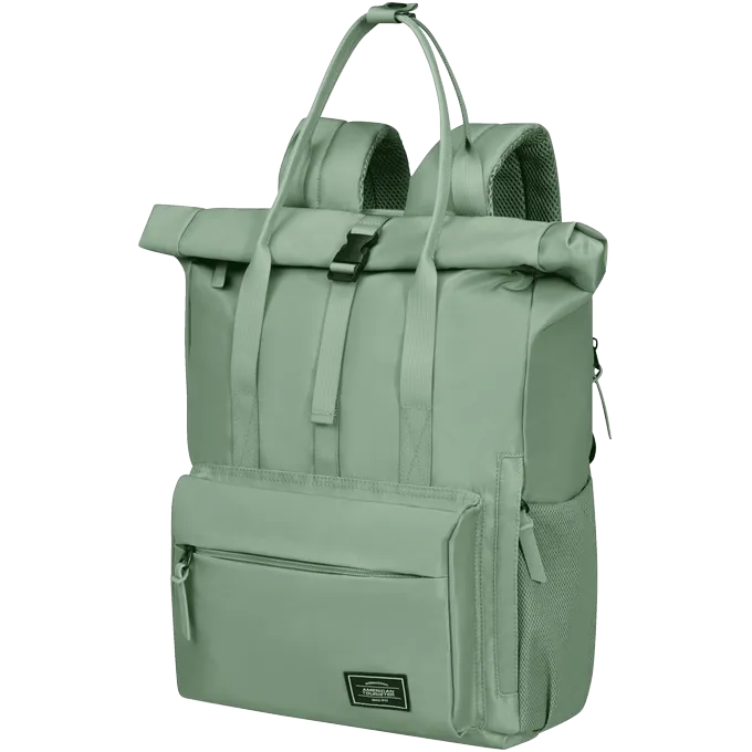 Mochila urbana Urban Groove American Tourister en color verde, vista principal
