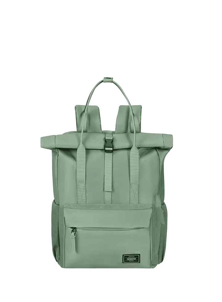 Mochila urbana Urban Groove American Tourister en color verde, vista principal