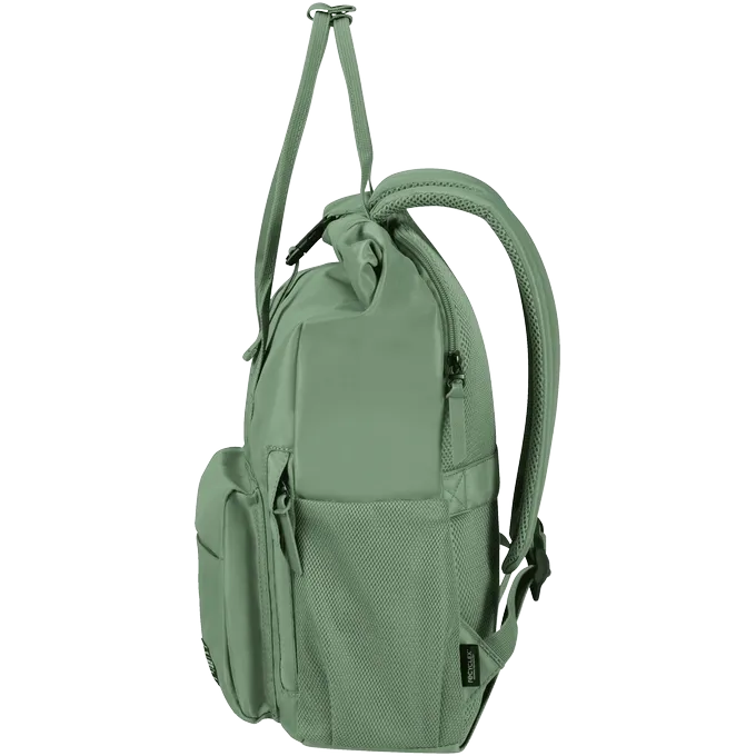 Mochila urbana Urban Groove American Tourister en color verde, vista principal