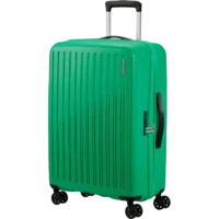 Maleta mediana American Tourister, vista principal, carcasa rígida, ruedas 360° y diseño resistente