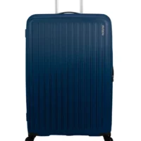 Maleta grande American Tourister, vista principal, carcasa rígida, ruedas 360° y diseño resistente