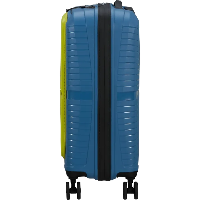 Maleta de cabina American Tourister, vista principal, carcasa rígida, ruedas 360° y diseño resistente