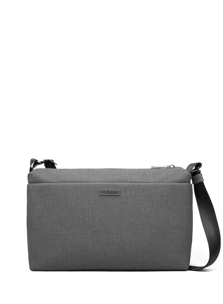 bolso bandolera Babau Dubstep en acabado Volcanic, vista frontal para uso diario