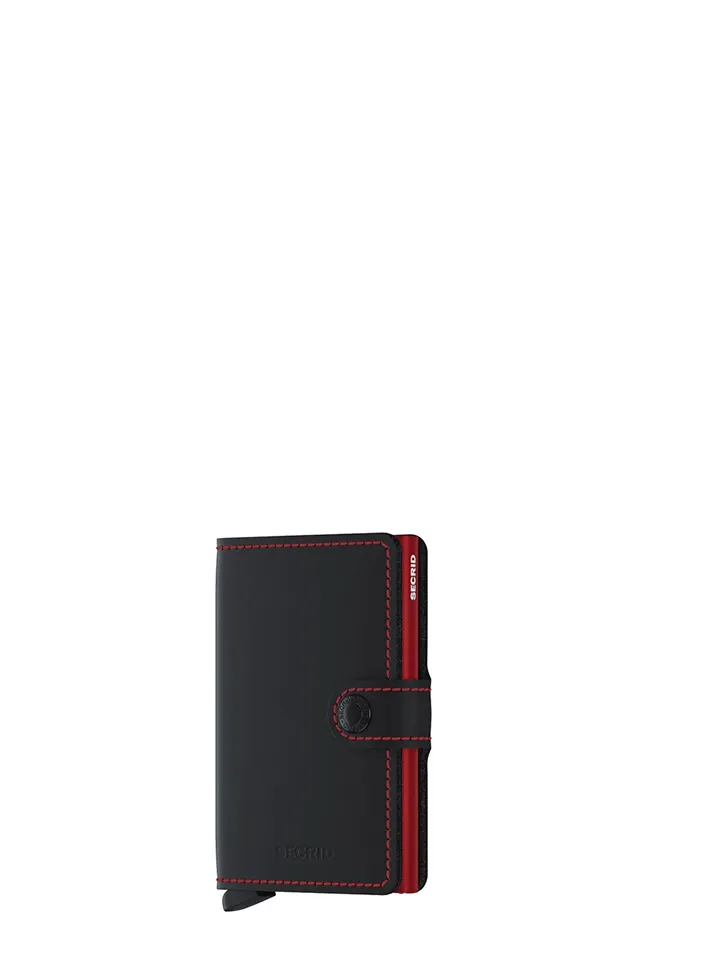 Tarjetero metálico Secrid tarjetero__wallet_barcelona_mblack_red con diseño compacto