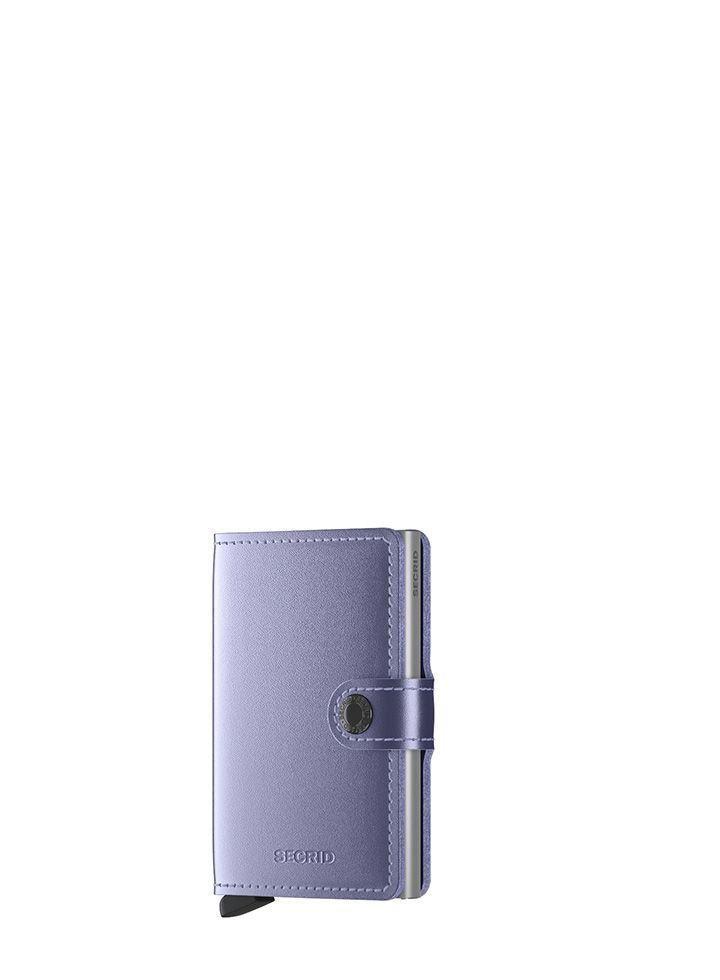 Tarjetero metálico Secrid tarjetero__wallet_barcelona_met_lila_1 con diseño compacto