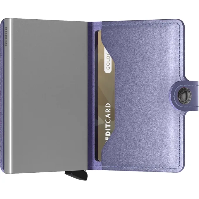 Tarjetero metálico Secrid tarjetero__wallet_barcelona_met_lila_2 con diseño compacto