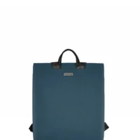 mochila Babau Boogie M en acabado Delta Navy, vista lateral para uso diario