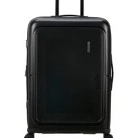 Maleta grande Dashpop American Tourister, detalle del cierre, cierre TSA integrado y estructura segura