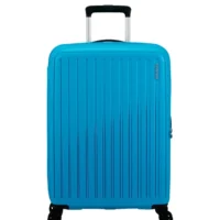 Maleta mediana American Tourister, vista principal, carcasa rígida, ruedas 360° y diseño resistente