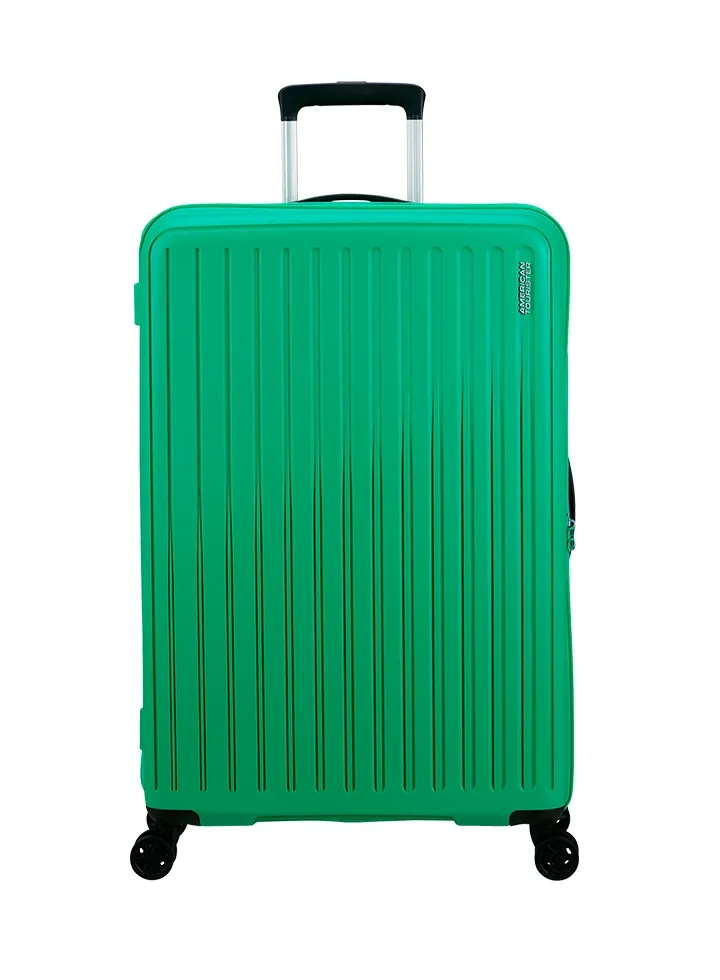 Maleta grande American Tourister, vista principal, carcasa rígida, ruedas 360° y diseño resistente
