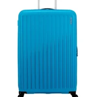 Maleta grande American Tourister, vista principal, carcasa rígida, ruedas 360° y diseño resistente