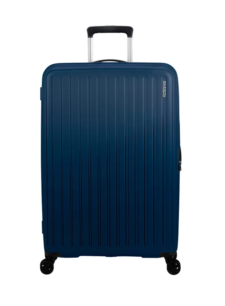 Maleta grande American Tourister, vista principal, carcasa rígida, ruedas 360° y diseño resistente