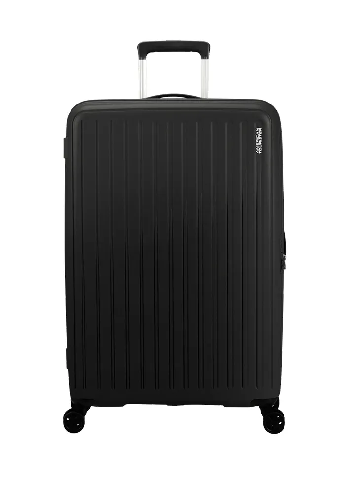 Maleta grande American Tourister, vista principal, carcasa rígida, ruedas 360° y diseño resistente