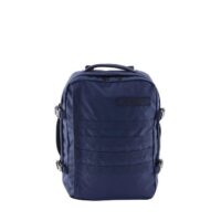 Mochila CabinZero Military 28L Navy, vista de producto para viaje y cabina