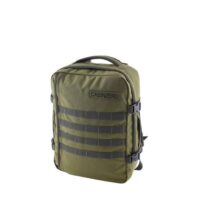 Mochila CabinZero Military 28L, vista de producto para viaje y cabina