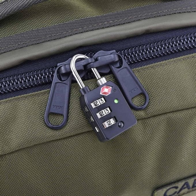 Mochila CabinZero Military 28L, vista de producto para viaje y cabina