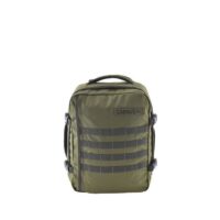 Mochila CabinZero Military 28L, vista de producto para viaje y cabina
