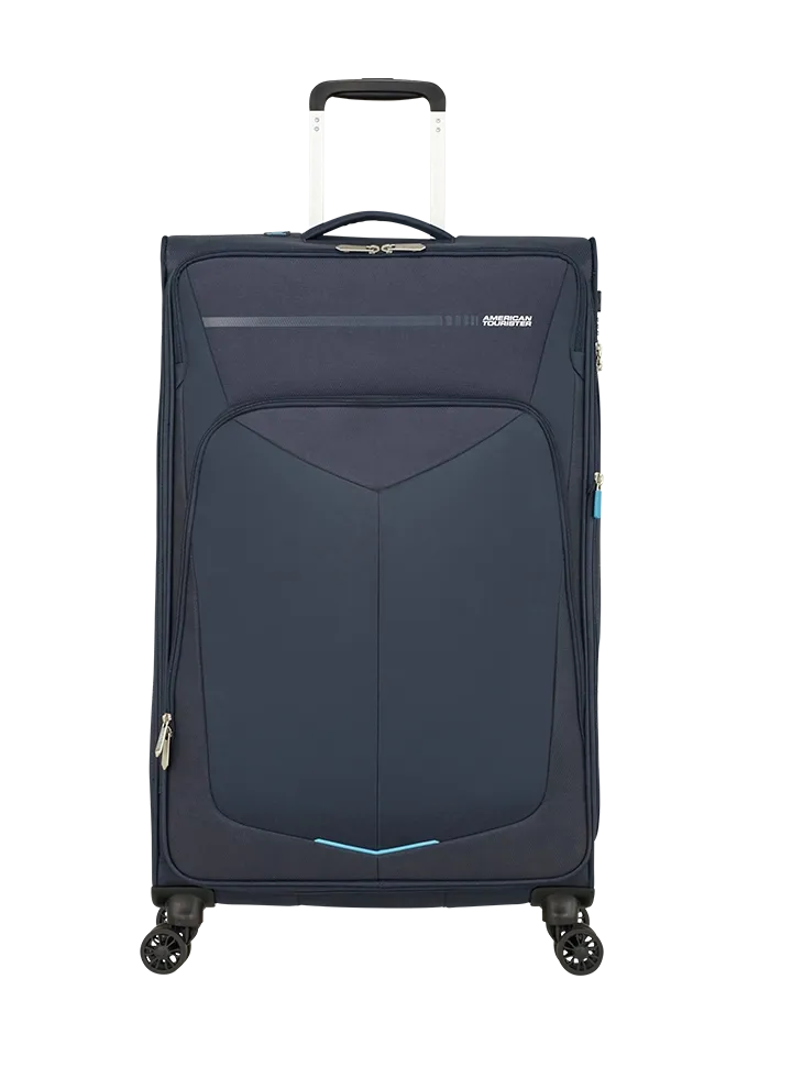 Maleta grande Summerfunk American Tourister en color azul marino, vista principal