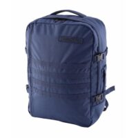 Mochila CabinZero Military 44L Navy, vista de producto para viaje y cabina