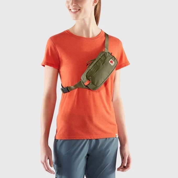 Riñonera Fjallraven comprar-rinonera--high-coast-hip-pack-verde-2 práctica y funcional para viajes