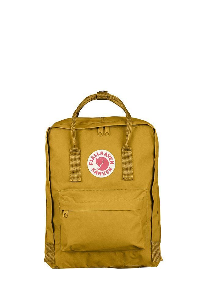 Mochila Fjallraven mochila--kanken-ocre-barcelona resistente y funcional para uso diario