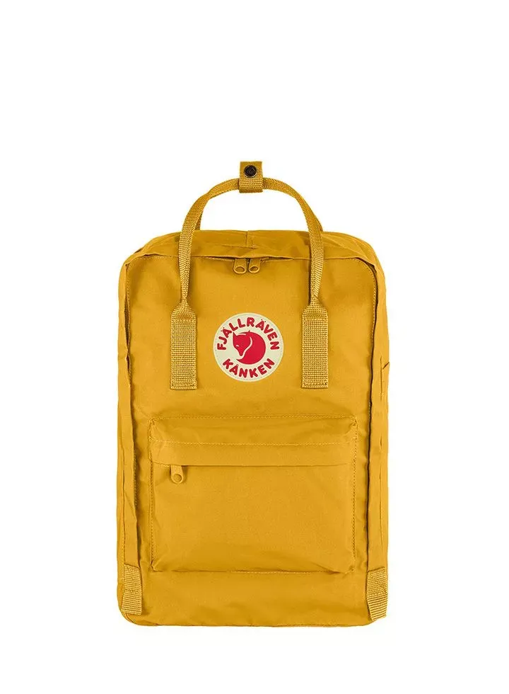 Mochila Fjallraven mochila--kanken-laptop-17-ocre resistente y funcional para uso diario