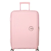 Maleta vsbinsSoundbox American Tourister, vista principal, carcasa rígida, ruedas 360° y diseño resistente